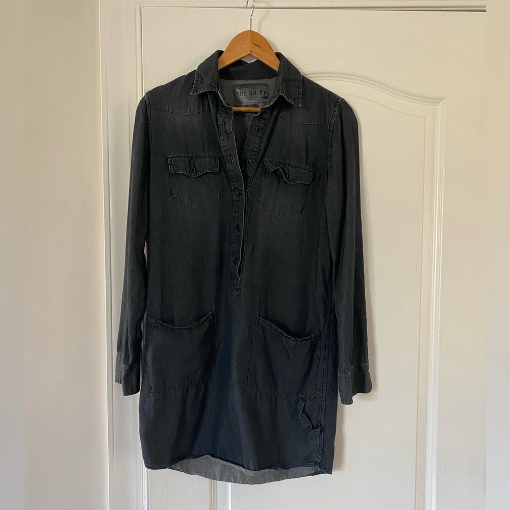 Black shirt dress, The Shirt by Joe’s Jeans, medium